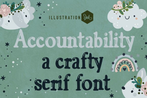 Accountability Font for Crafters & Sellers