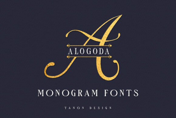 Alogoda Monogram: A Refined Typeface for Editorial Branding