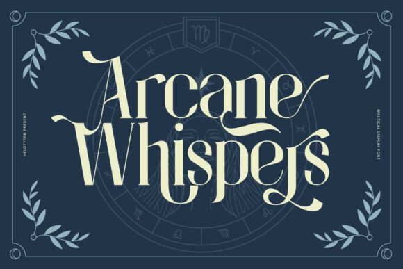 Arcane Whispers: A Serif Font for Mystical Branding