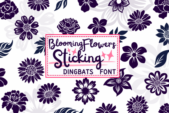 Blooming Flowers Sticking: A Botanical Typeface for Editorial Design
