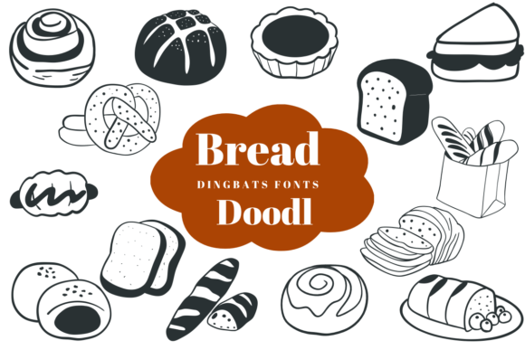 Bread Doodle: A Fun Dingbats Font for Crafters