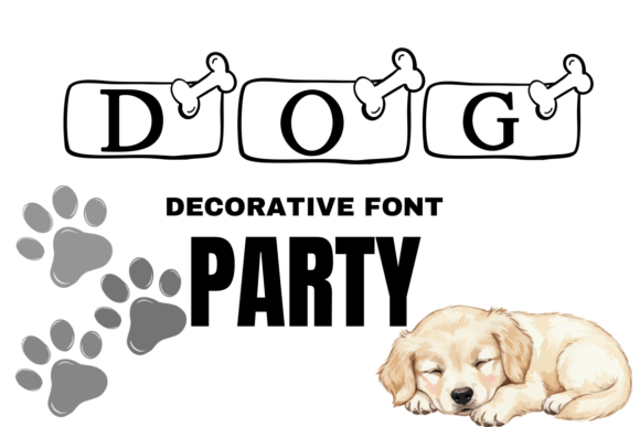 Dog Party: The Decorative Font for Scroll-Stopping Campaigns