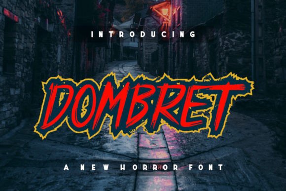 Dombret Font Review: A Bold Horror Typeface for Web Design