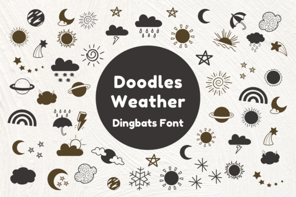 Doodles Weather Font Review for Branding
