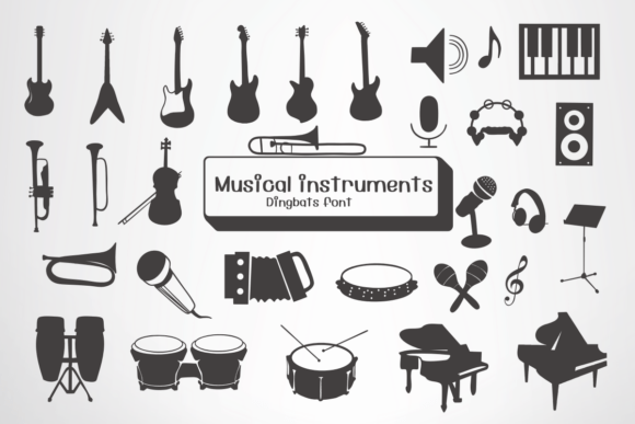 Elevate Your Brand with the Musical Instruments Typeface