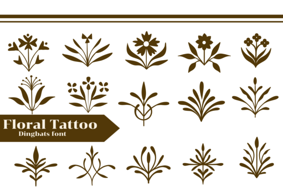 Floral Tattoo Font: Elevate Your Brand Identity