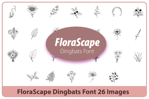 Florascape: The Dingbat Font That Elevates Campaign Visuals