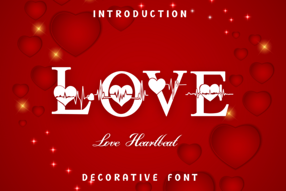 Love Heartbeat Font for Business Branding