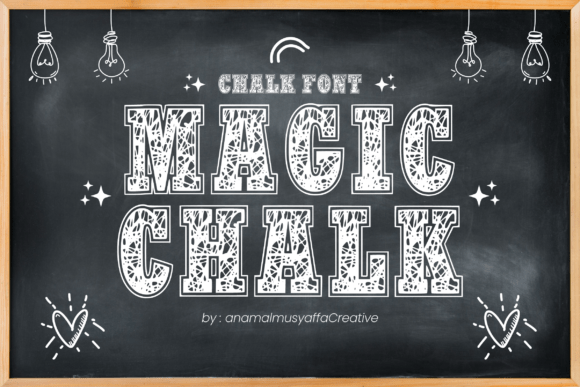 Magicchalk Regular: A Creative Font for Campaign Visuals