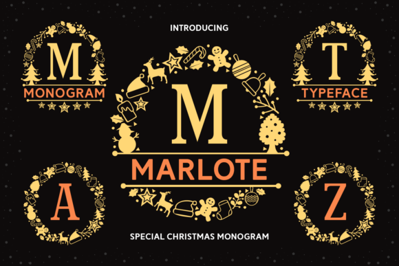 Marlote: A Festive Display Font for Holiday Campaigns