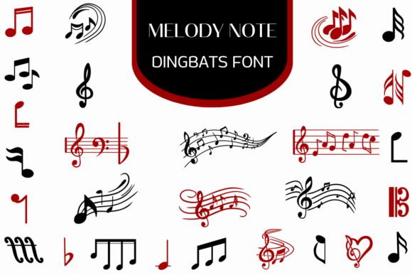 Melody Notes: A Playful Dingbats Font for Makers