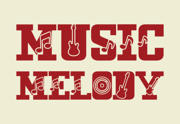 Music Melody: A Decorative Font for Memorable Branding