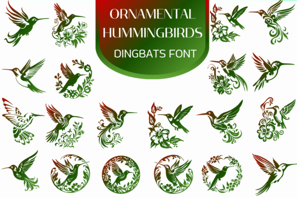 Ornamental Hummingbirds Font Review