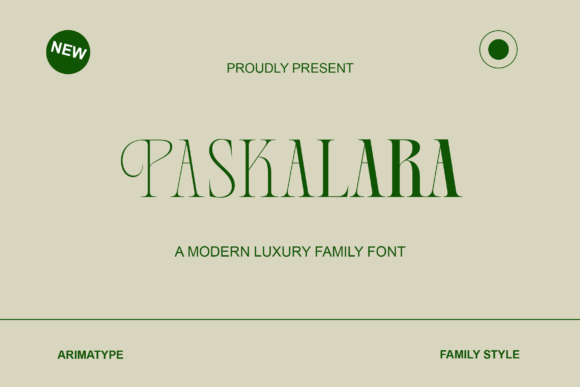 Paskalara: The Elegant Serif Font for Handmade Brands