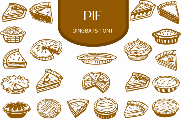 Pie Font: A Charming Typeface for Bakery Branding