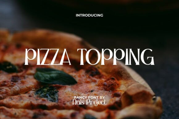 Pizzatopping Font: A Modern Serif for Makers