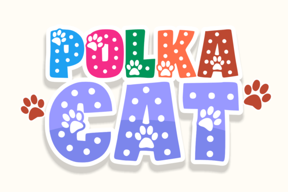 Polka Cat: A Whimsical Typeface for Editorial Joy