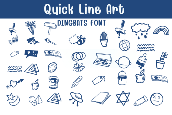 Quick Line Art Font Review for Social Campaigns