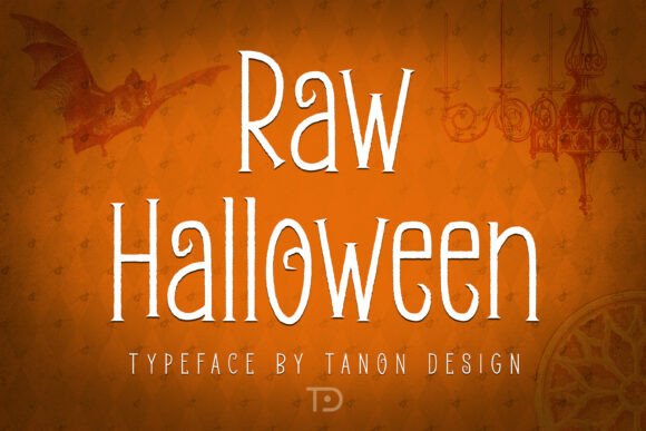 Raw Halloween: A Serif Font for Spooky Web Design