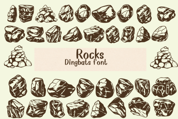 Rocks Font: A Natural Sketched Typeface for Branding