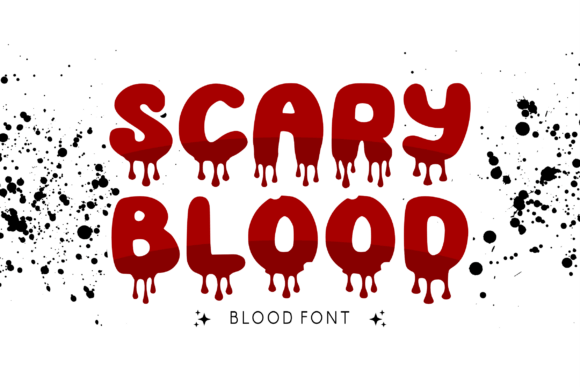 Scary Blood: A Bold Decorative Typeface for Editorial Impact