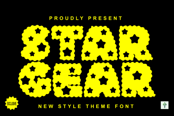 Star Gear: A Kinetic Display Font for Modern Web Design