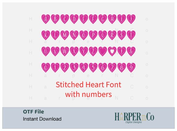 Stitched Heart Font: A Maker's Guide to Whimsical Design
