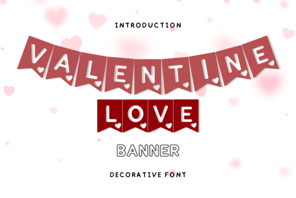 Valentine Love Banner Font for Campaigns