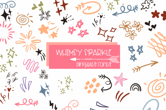 Whimsy Sparkle Font Review: A Playful Dingbat for Branding