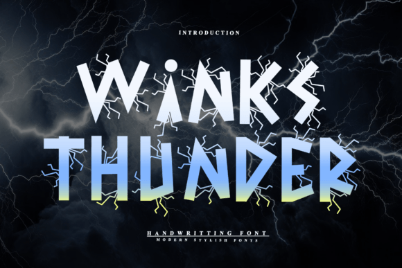 Winks Thunder: The Handwritten Font for Scroll-Stopping Brand Content
